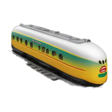 Toy streamliner train sticker