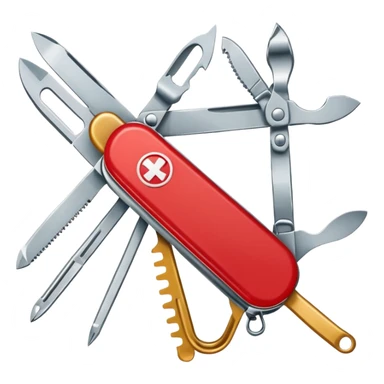 swiss knife sticker