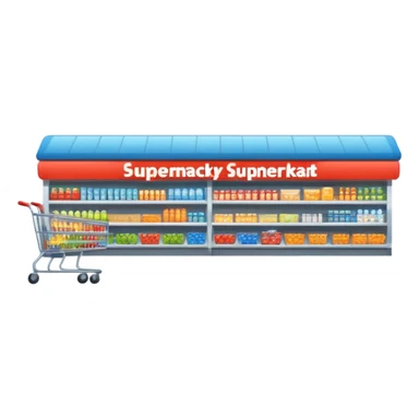 SUPERMERCADO DE FRENTE sticker