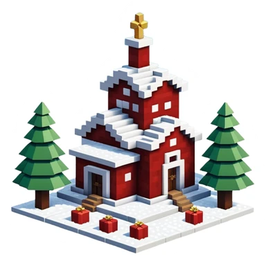 Minecraft Xmas sticker