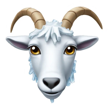 GOAT made of ice sticker