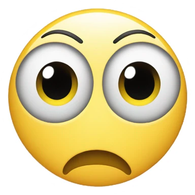 smiley with long height eyes sticker