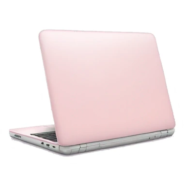 Light pink laptop sticker
