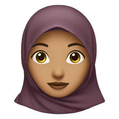 niqabi woman  sticker
