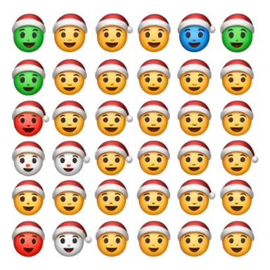 Can you make different Christmas emojis  sticker