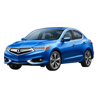 Blue Acura ilx 2023 sticker