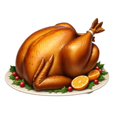 dinde de noël sticker