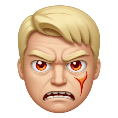 Personal mío con mi rostro ENOJADA sticker