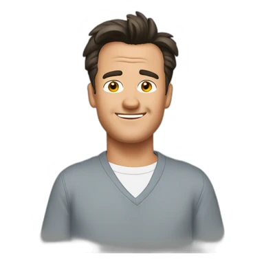 chandler bing jeune  sticker