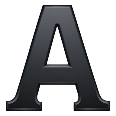 Create a suppercool  letter “A” font for discord emoji nitro sticker