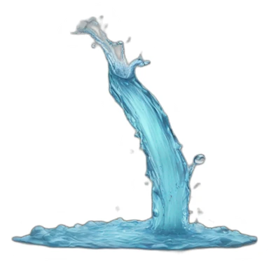 spilling water out sticker