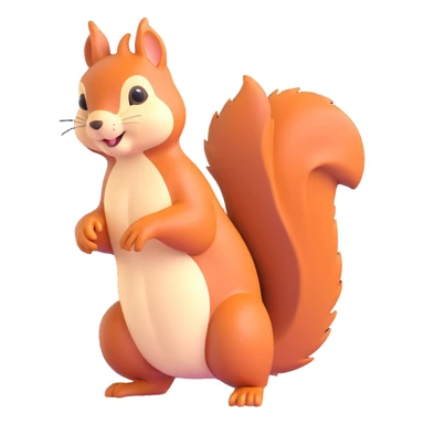 a squirrel sticker