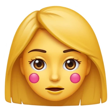 Emoji de una chica muy molesta, ceño fruncido, ojos enojados, brazos cruzados o puños apretados, expresión de frustración intensa, estilo emoji moderno y minimalista, colores planos, fondo transparente. sticker