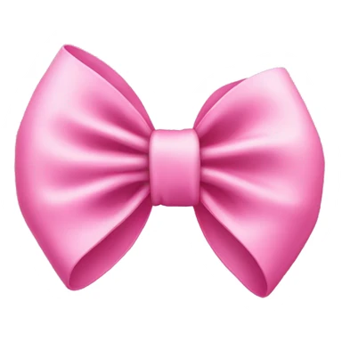 Pink bow sticker