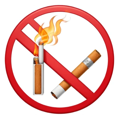 anti smoking sign sticker