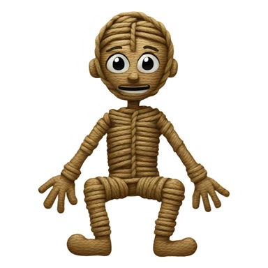 Rope man sticker