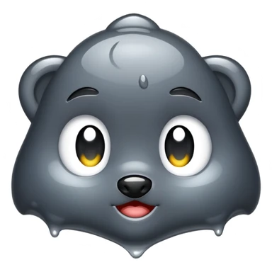 Dark gray drenchie sticker