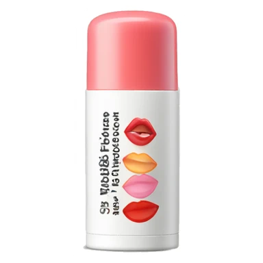 lip balm with label sticker
