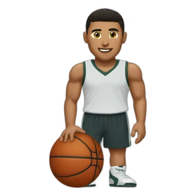 Ronaldo basket-ball sticker