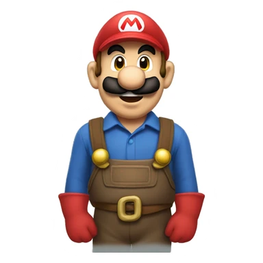 super mario fom Peru sticker