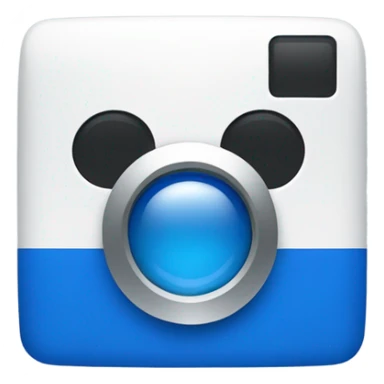 The logo of the zoom online conference program sticker