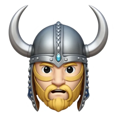 Viking helmet only sticker