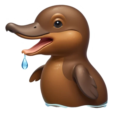 platypus with a big bill sticker