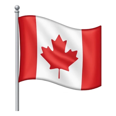 canada flag without colours sticker