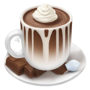 Hot chocolate in a cup ￼ sticker