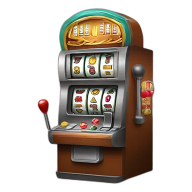 bar slot machine sticker