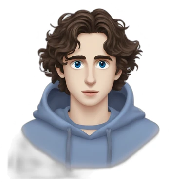 Timothee Chalamet Dune blue eyes sticker