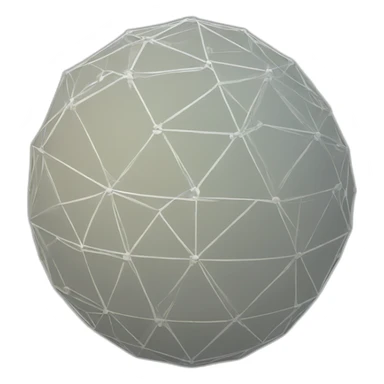 Geodesic sticker