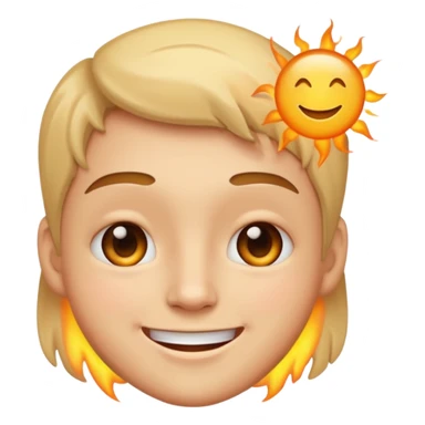 hot face emoji sticker