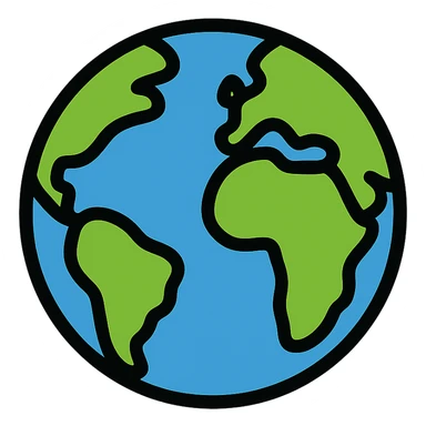 globe sticker