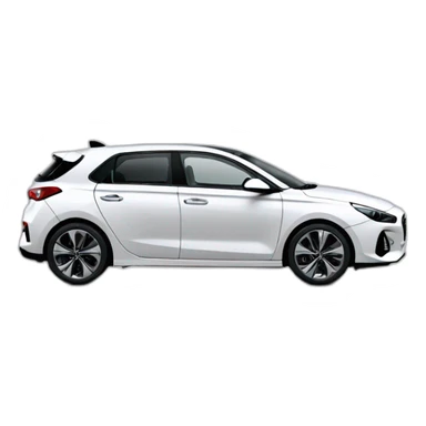 Hyundai i30 hatchback 2020 white sticker