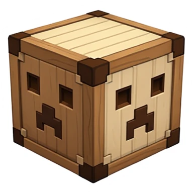Minecraft crafting table sticker
