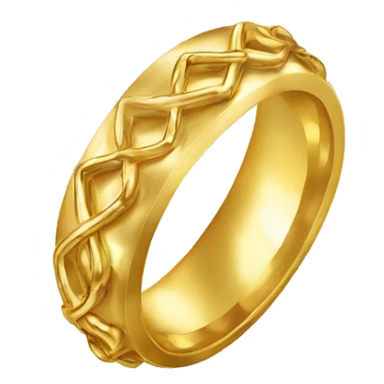 extravagant gold wedding ring  sticker