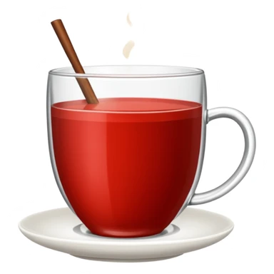 Çay bardağı ile çay sticker