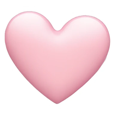 Pastel pink heart sticker