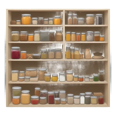 Digitized pantry sticker