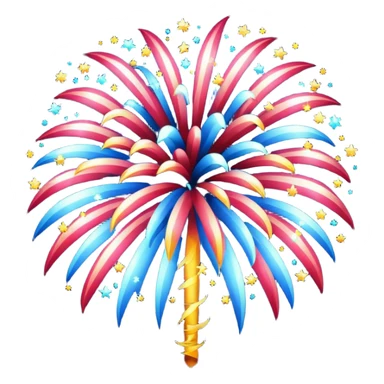 New year Fireworks real sticker