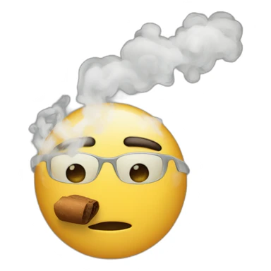 A group of four smokeing sticker