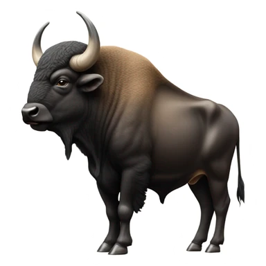 Buffalo praying  sticker