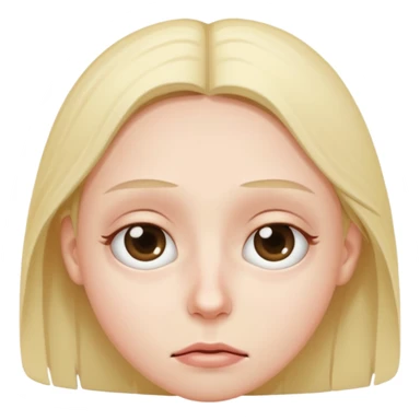 exhausted under eye dark circles sticker