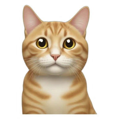 a photo of a cat sticker