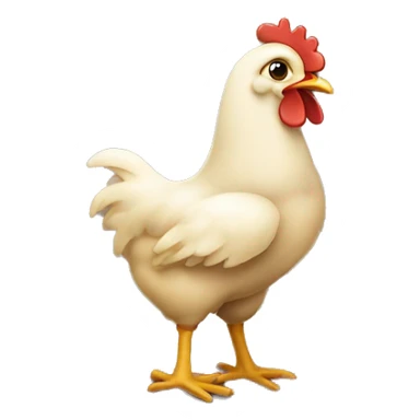 Little chiken take out clods sticker