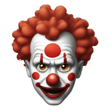 Clown mind blown sticker