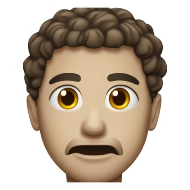 Tyrone with chapped lips sticker