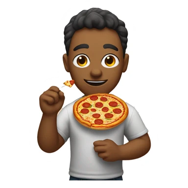 fergi eat pizza  sticker