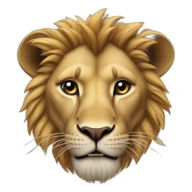 Lion sur une fourmi sticker